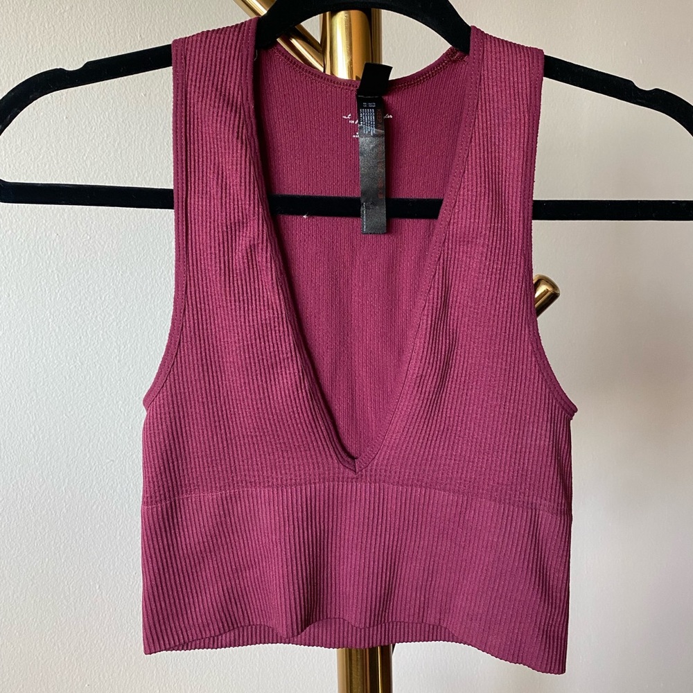 Out From Under Hailey Seamless Plunging Bra Top